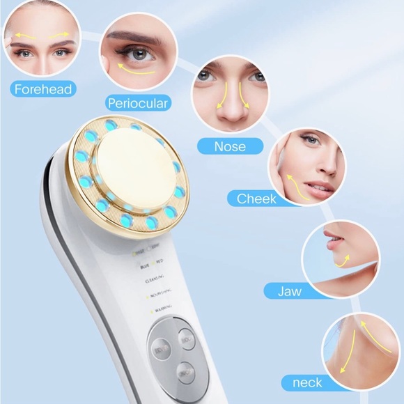 Cleansing Optical Rejuvenation Device. 7 in 1 Face Massager - Picture 5 of 9